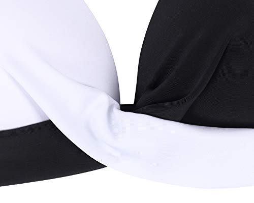 Eledobby Biquíni Feminino Patchwork Cabresto Sexy Biquíni de Cintura Baixa Maiô de Praia Cross Maiô