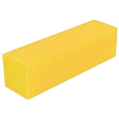Forpro Ultra Gold Buffing Block, 240 Grit, Four-Sided Manicure & Pedicure Nail Buffer, 3.75” L X 1” W X 1” H, 20-Count #TOP2