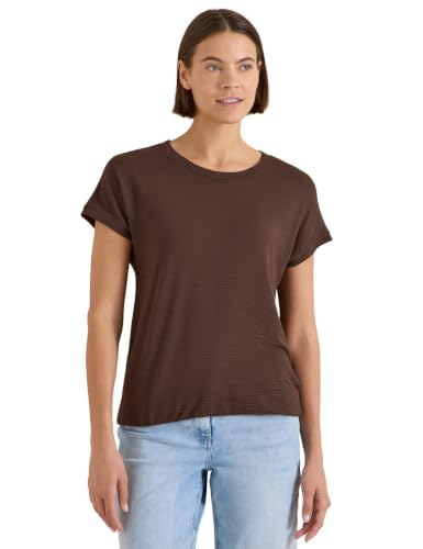 T-Shirt à col Rond Cecil 3230385 en Maille Structurée Haute Qualité
