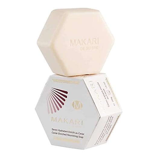 Makari Classic Savon enrichi Caviar 7.0oz - Savon hydratant et éclaircissant pour le visage et le corps – Soin nettoyant et hydratant anti-âge combat la peau sèche, les rides et les éruptions cutanées.