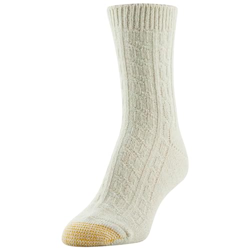 GOLDTOE Womens Sparkle Cable Midi Crew Socks, 3-pairs2