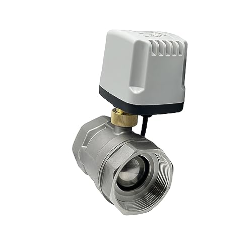 Vanne à bille motorisée en acier inoxydable IP65 robustesse industrielle 2"