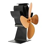 Ventilateur de cheminée - faire circuler de l'air chaud - pas autant de volume d'air qu'un ventilateur électrique, mais suffisamment pour souffler l'air chaud dans toute la pièce.