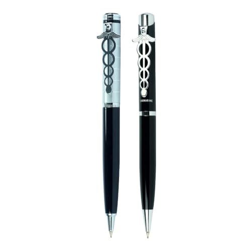 Submarine 1018 & 1025 Ball Pen Combo With Doctor Clip, Silver and...