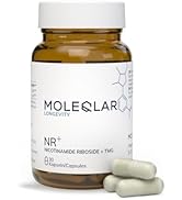 MoleQlar NR+ 30 capsules – 300 mg NIAGEN nicotinamide riboside (NR) + 200 mg de bétaïne (TMG) par capsule