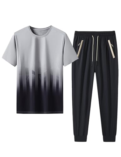 [Butrends] W[WZbg Y ㉺Zbg ڐG⊴  ⊴pc  ĕ  ㉺ Zbg ZbgAbv 傫TCY tVc  XEFbg Y ㉺ JWA  X|[cEFA gray/black 4