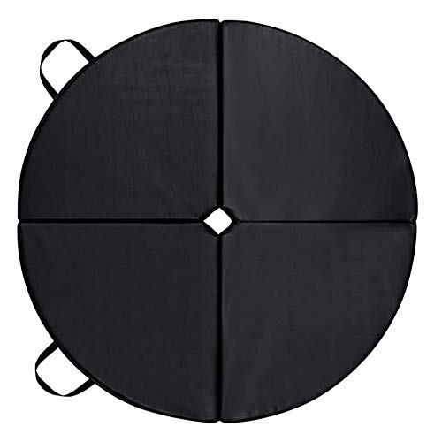 Yaveil Dance Pole Mat Fitness Foldable Crash Mat Non-Slip Fitness Exercise Dancing Pad Gymnastics Training Safety Crash Mat 4" Thick,Pink,3Cmthick #TOP2