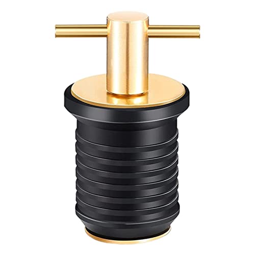 zalati Drain Plug for Boat T-handle Metal Screw with Rubber Cover for 19mm Kayak Yacht - Image 2