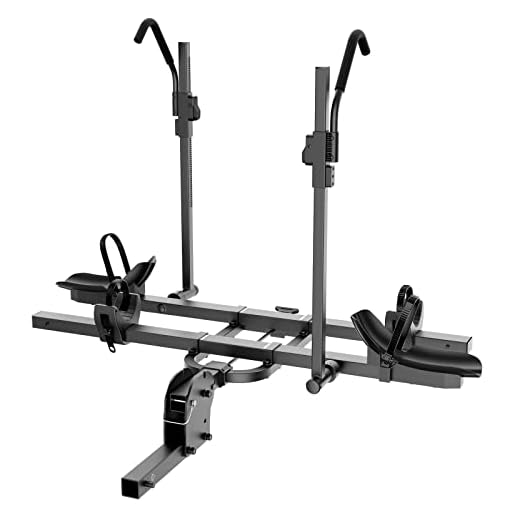 MARVOWARE Bike Rack for Car with 2 Inch Hitch, 2-Bike Platform Style Electric Bike Carrier, Smart Tilting, 160 lbs Capacity Fits Standard, Fat Tire Bicycles, Black