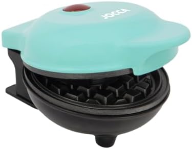 Jocca - Gofrera Redonda Turquesa 500W con Placas Antiadherentes