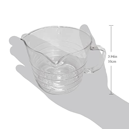 Dozenegg Triple Pour Measuring Cup Glass 16 Ounce #TOP3
