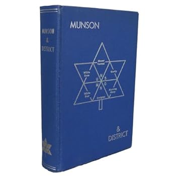 Hardcover Munson and District [Alberta Canada] Book