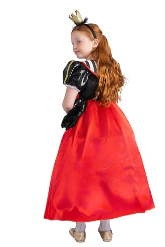 Disfraz Reina de Corazones para Niñas en Talla XL miniatura 3