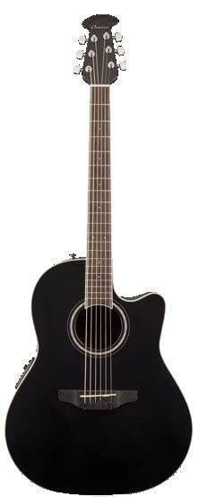 Ovation Celebrity Standard Guitare acoustique moyenne Noir - Les Beatles, Paul McCartney, John Lennon, RIngo Starr, George Harrison Ovation Celebrity Standard Guitare acoustique moyenne Noir
