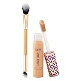 tarte shape tape concealer & brush – Instant Full Coverage for Under Eye, Dark Circles, Redness & Discoloration, Dermatologist-Tested, Vegan, Cruelty-Free, full size, 29N light-medium