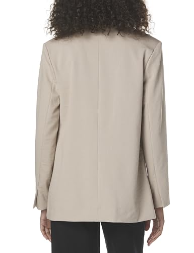 Women's Long Sleeve V Neck Twill Open Blazer2