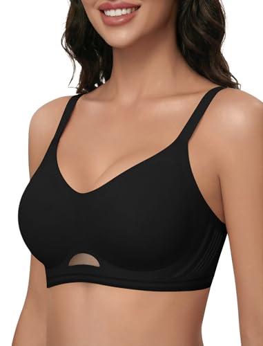 Image of Wireless Bras for Women No Underwire Seamless Buttery Bralettes Smoothing Women's Bras Full Coverage Shapedly Bra
