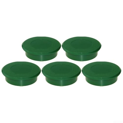 Zilimontt Lot de 5 cache-gobelets en ABS pour tige d'alignement - Étanches - Pour accessoires d'extérieur avec diamètre inférieur de 9,5 cm et supérieur de 11,5 cm