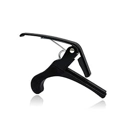U/K Capo de guitare de luxe chromé pour guitare, ukulélé, banjo Utilisez 1 pièce Noir - Les Beatles, Paul McCartney, John Lennon, RIngo Starr, George Harrison U/K Capo de guitare de luxe chromé pour guitare, ukulélé, banjo Utilisez 1 pièce Noir – Image 5