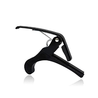 U/K Capo de guitare de luxe chromé pour guitare, ukulélé, banjo Utilisez 1 pièce Noir - Les Beatles, Paul McCartney, John Lennon, RIngo Starr, George Harrison U/K Capo de guitare de luxe chromé pour guitare, ukulélé, banjo Utilisez 1 pièce Noir – Image 5