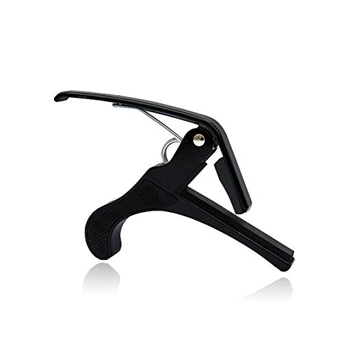 U/K Capo de guitare de luxe chromé pour guitare, ukulélé, banjo Utilisez 1 pièce Noir - Les Beatles, Paul McCartney, John Lennon, RIngo Starr, George Harrison U/K Capo de guitare de luxe chromé pour guitare, ukulélé, banjo Utilisez 1 pièce Noir – Image 6