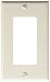 Leviton 80401-W 3-Gang Decora/GFCI Device Decora Wallplate, Standard Size, Thermoset, Device Mount, 20-Pack, White