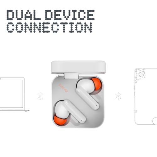 Image of CMF BY NOTHING Buds Neo, True Wireless Earbuds, 52H Playtime, White