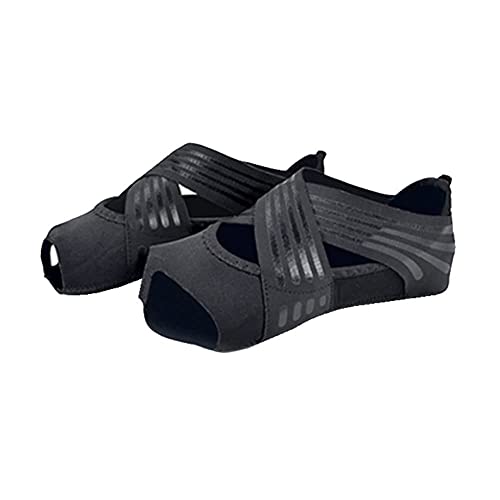 足裏アーチ コアウォークサポーター 足裏アーチの形成がスタイルキープの鍵 扁平足 衝撃吸収 矯正 O脚 X脚 ヨガ靴 レディース 両足セット (M, ブラック)