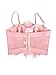Summer Flower Rhinestone Decoration Sling Top Fashion Retro Fishbone Bra Cute and Sweet Personality Design Bralet Tops(Pink,34B-75)