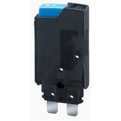 E-T-A Circuit Protection and Control 1180-01-2.5A, Circuit Breaker; Therm; Push; Cur-Rtg 2.5A; Plug-In; 1 Pole; Vol-Rtg 250/65Vac/Vdc