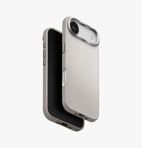Coque iPhone 17 Pro Max UNIQ Lyden en cuir argile élégant et magnétique