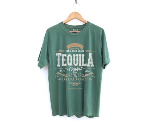Tequila Vintage Vibe Shirt, Unisex Garment-Dyed T-Shirt, Gift for Men and Women Multi2