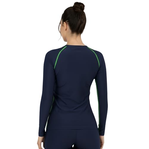 Image of NINQ Women's Long Sleeve Compression T-Shirt for Gym, Running, Yoga & Sports Wear