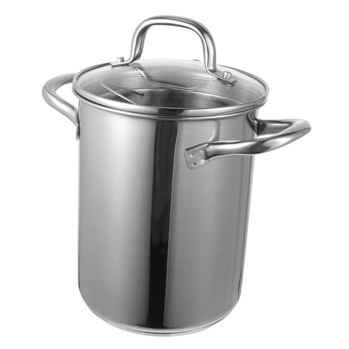 TOPPERFUN Deep Frying Pan Strainer Portable Frying Pan Kitchen Tempura Fry Pot Basket Stainless Steel