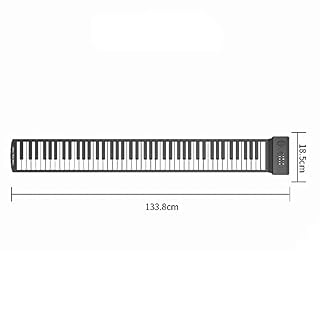 TEHONGMAI Piano Enroulable, Piano numérique Pliable Portable, contrôleur MIDI USB, Piano à Clavier électrique Enroulable… - Les Beatles, Paul McCartney, John Lennon, RIngo Starr, George Harrison TEHONGMAI Piano Enroulable, Piano numérique Pliable Portable, contrôleur MIDI USB, Piano à Clavier électrique Enroulable… – Image 5