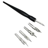 [Facile à utiliser] Ce set est conçu pour tremper facilement la pointe dans l'encre la peinture, permettant une application fluide sur diverses surfaces sans avoir à la tremper constamment
