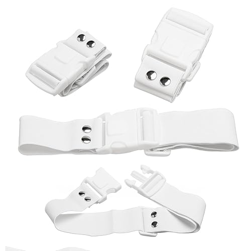 Modefa Ihram Belt - Elastic Unsewn Adjustable Waist Ihram Belt for Men - Hajj Essentials for Men - White4