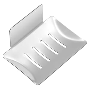 ZITFRI Edelstahl Seifenhalter Selbstklebend mit 3M Klebepad