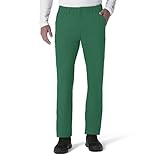 carhartt pantaloni force a gamba dritta da uomo camice medico, verde (hunter), 2x short