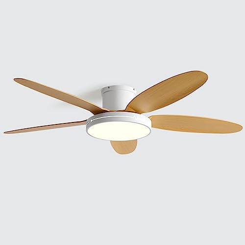 Ventilateur de plafond silencieux 30dB avec éclairage LED puissant et télécommande