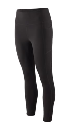 Mallas Patagonia W's Maipo 7/8 Stash Tights para mujer color burdeos talle alto de trail running