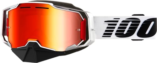100% ARMEGA SNOWMOBILE Goggle Lightsaber - Mirror Red Lens