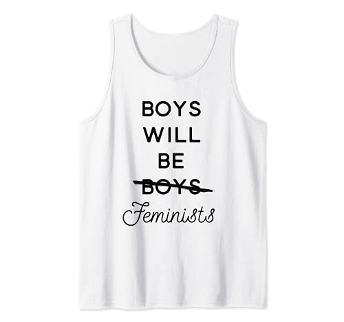 Boys Will Be Boys Crossed Out Feministas Masculino Hombres Feminismo Camiseta sin Mangas