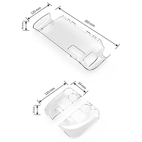 Steam Deck Hard Case - Clear Protective Cover, Non-Slip, Anti-Collision, Transparent, Shockproof - Image 5
