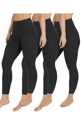 90 Degree By Reflex Power Flex Yoga Pants - High Waist Squat Proof Ankle Leggings with Pockets for...