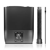 AC Infinity CLOUDFORGE T5, Warm Mist Plant Humidifier 9L with VPD Humidity 10-Level Controls, Hot/Cold Vaporizer for All Climates, Continuous Water Purifying, Extendable Targeted Hose for Grow Tents