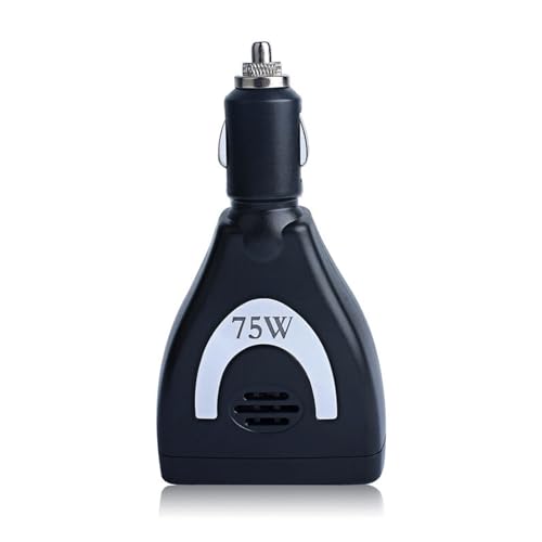 Onduleur mini voiture 75W fini les batteries vides convertisseur 12V 220V USB