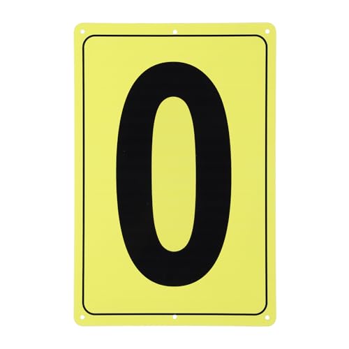 Plaque signalétique métallique durable 12x8" rectangle aluminium PATIKIL
