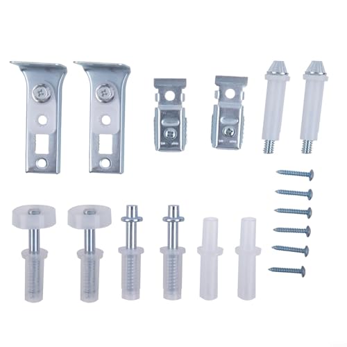 Kit de Herrajes para Puertas Bifold, 18 piezas para reparación de puertas plegables y de acordeón miniatura 1
