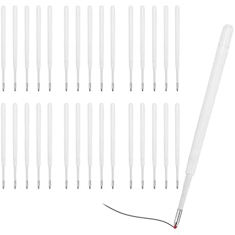 30 Pcs Wisesurf Black Ink Pen Refills Cover
